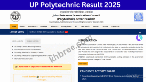 UP Polytechnic Result 2025